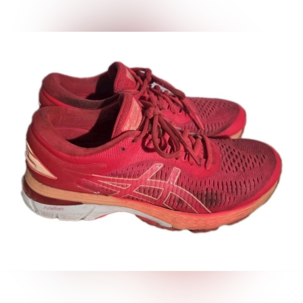Asics Gel Kayano 25 Shoes Women’s Size 8 Pink Coral Running Sneakers